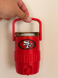 San Francisco 49ers Fan Koozie – porta latas 355ml Impreso en 3D