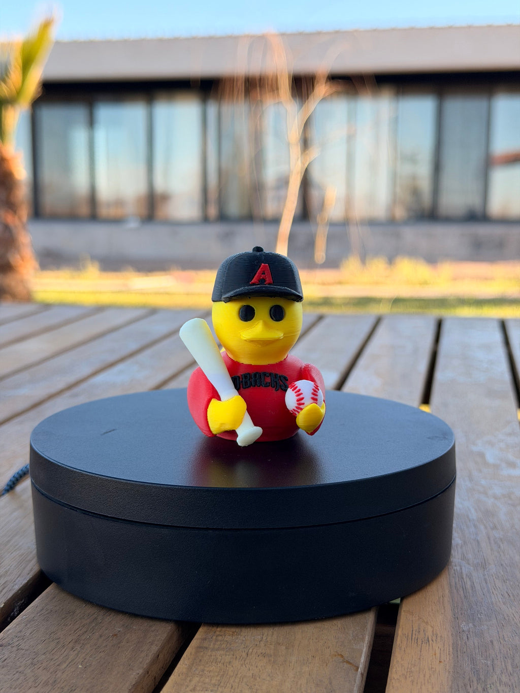 Arizona Diamondbacks Patito de Béisbol – Impreso en 3D Fan MLB Patito Coleccionable | D-backs Regalo Fan | Baseball Decoración de Tablero
