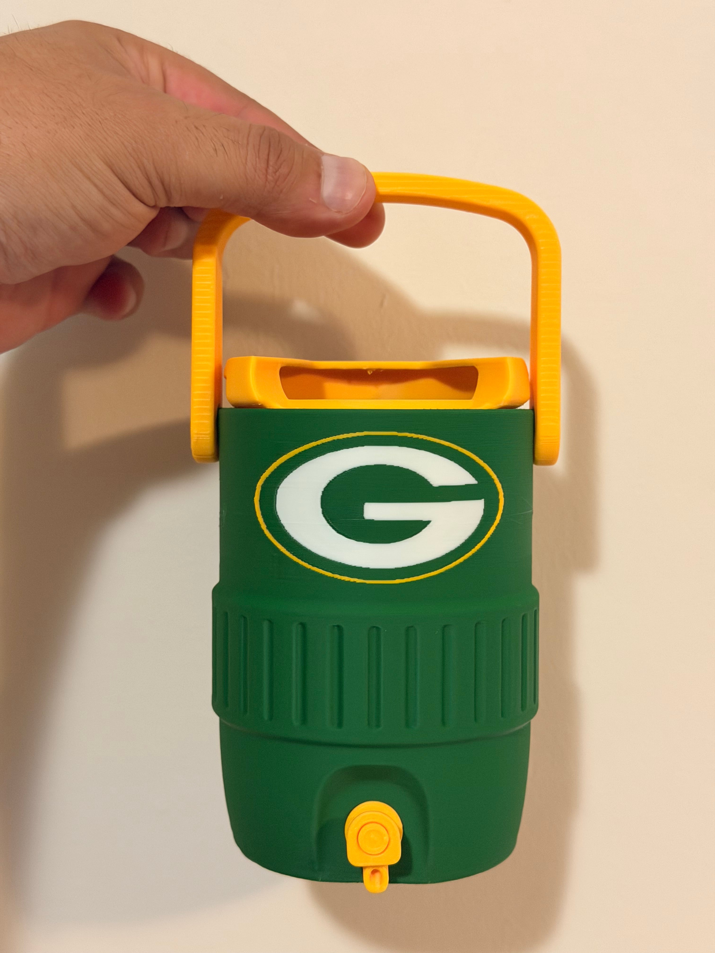 Green bay packers Fan Koozie – Enfriador de Lata 355ml Impreso en 3D