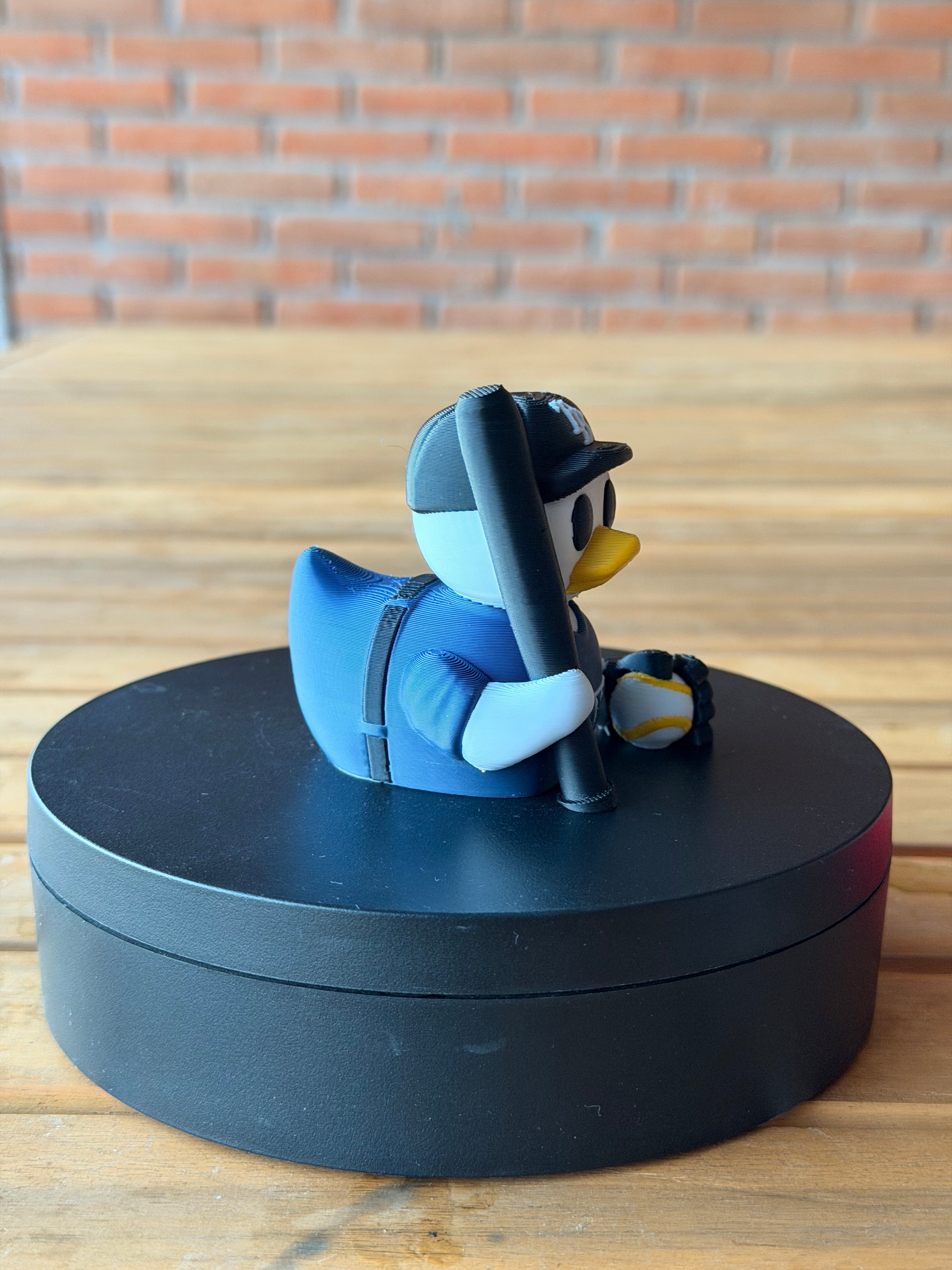 Tampa Bay Rays Patito de Béisbol – Impreso en 3D Fan MLB Patito Coleccionable | Rays Regalo Fan | Baseball Decoración de Tablero