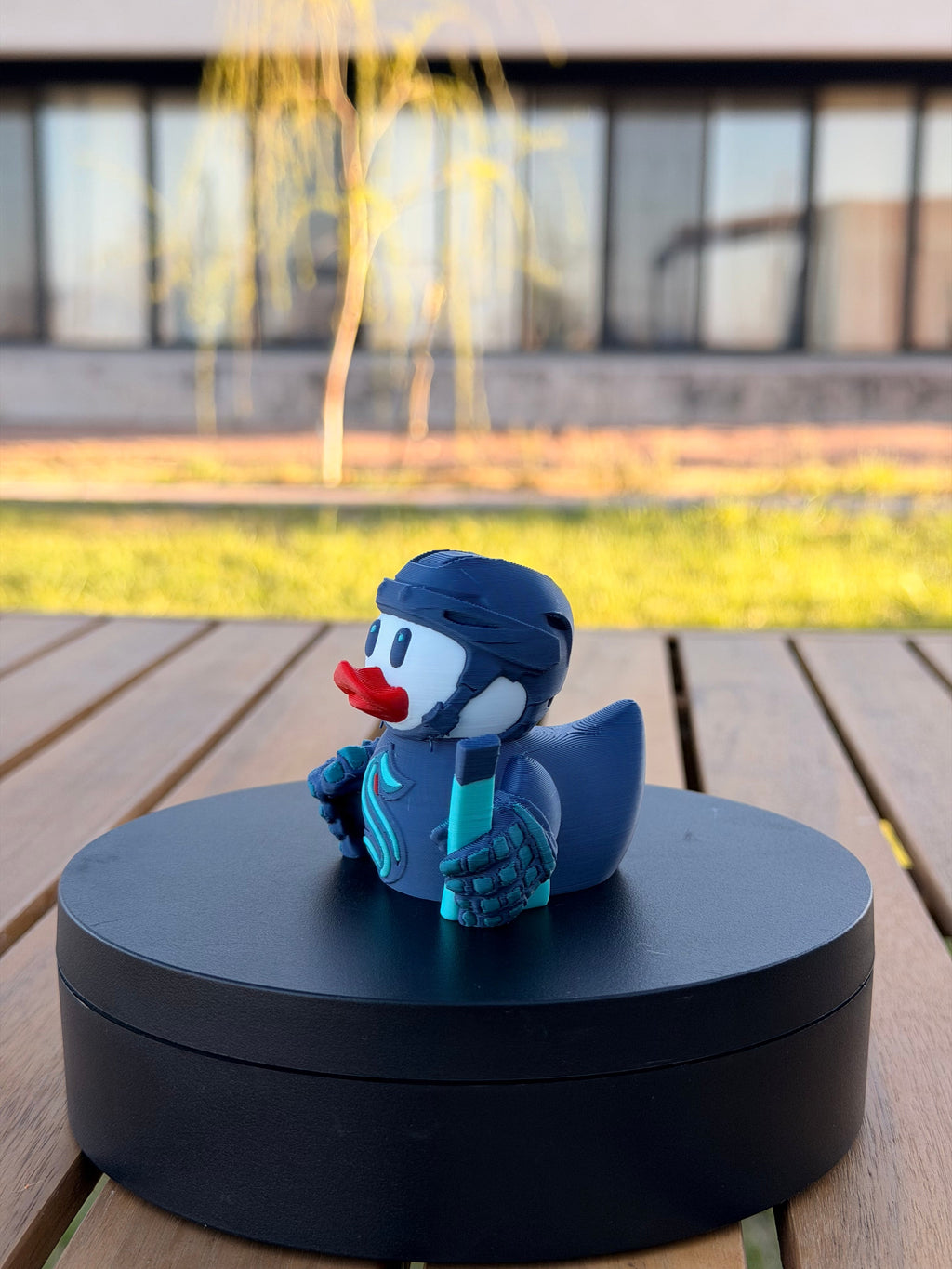 Seattle Kraken Patito de Hockey – Impreso en 3D Fan NHL Patito Coleccionable | Kraken Regalo Fan | Hockey Decoración de Tablero