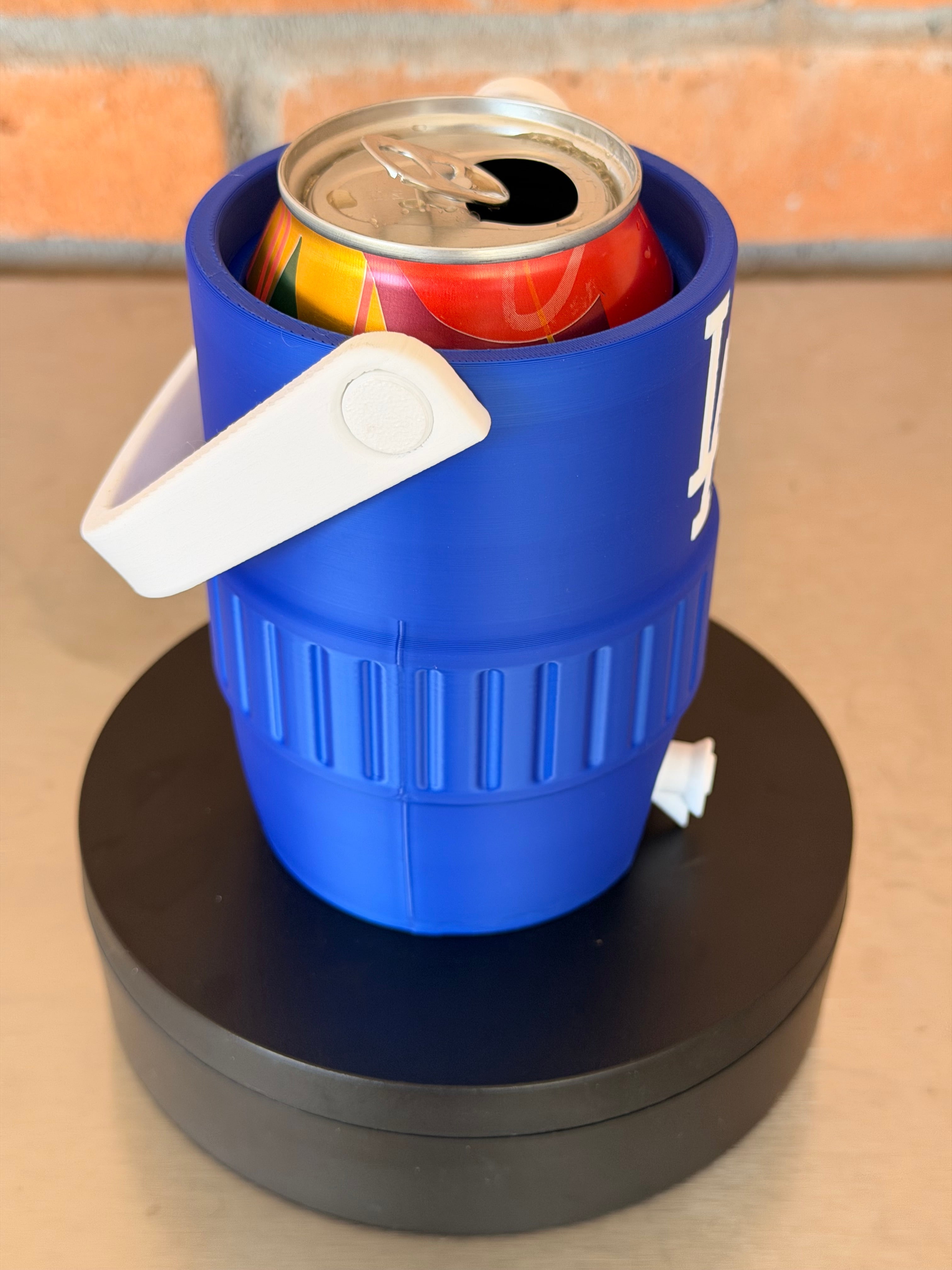 Los Angeles Dodgers Fan Koozie – Enfriador de Lata 355ml Impreso en 3D