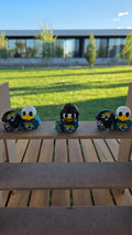 Jacksonville Jaguars Patito de Fútbol Americano – Impreso en 3D Fan NFL Patito Coleccionable | Jaguars Regalo Fan | Football Decoración de Tablero