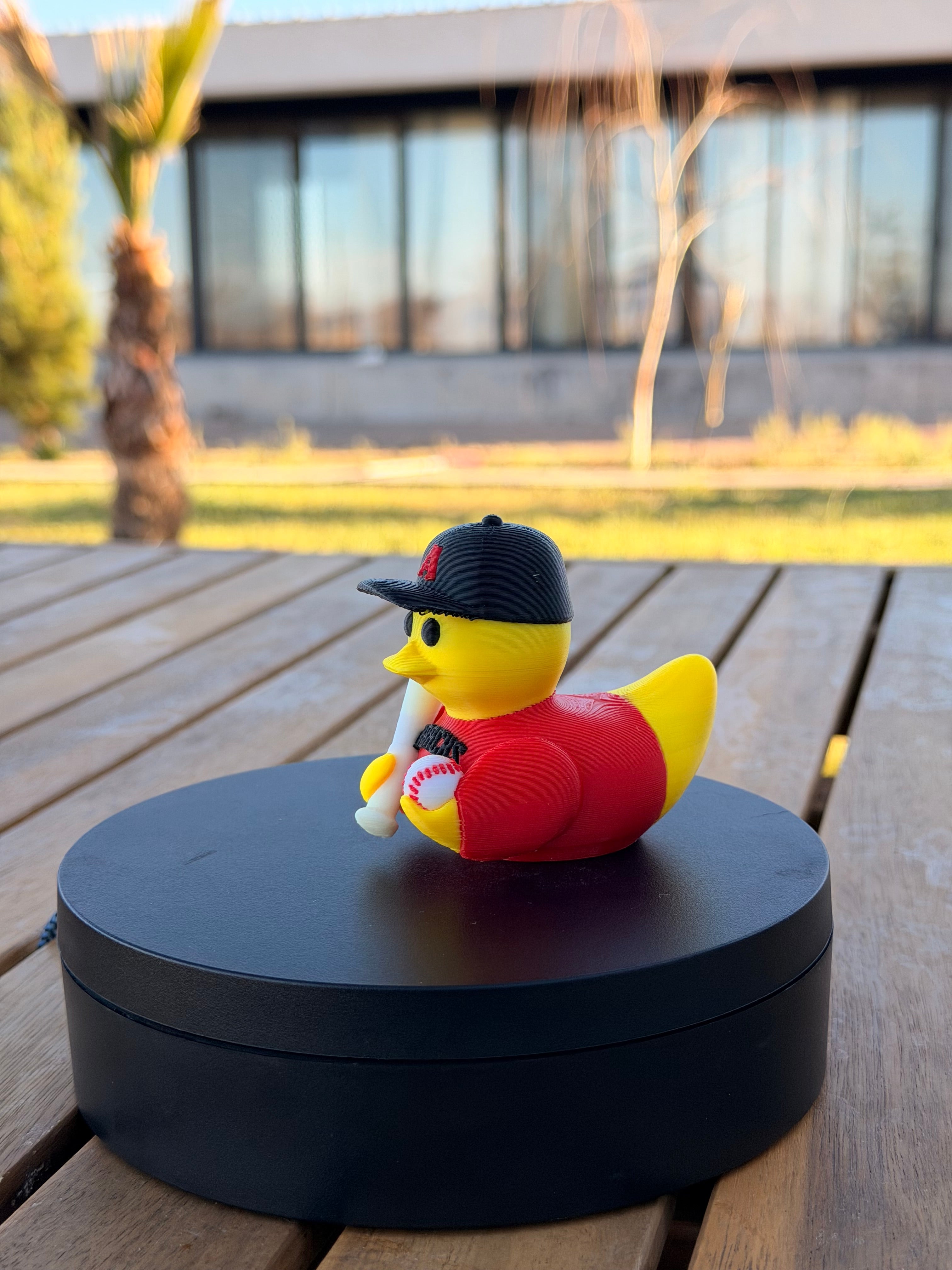 Arizona Diamondbacks Patito de Béisbol – Impreso en 3D Fan MLB Patito Coleccionable | D-backs Regalo Fan | Baseball Decoración de Tablero