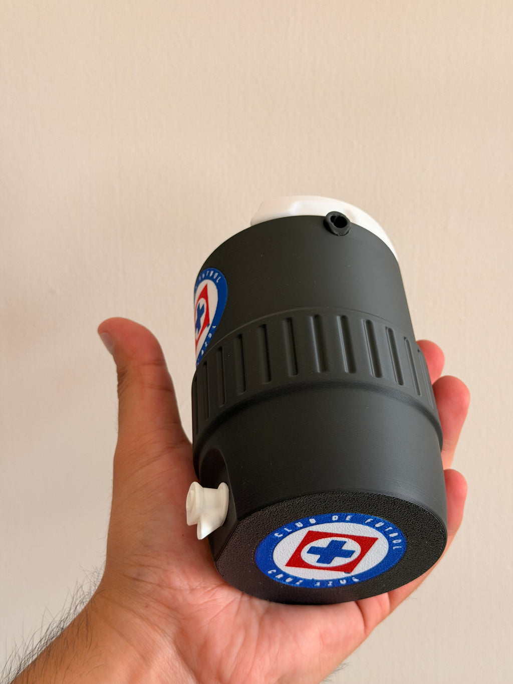 Porta latas cruz azul