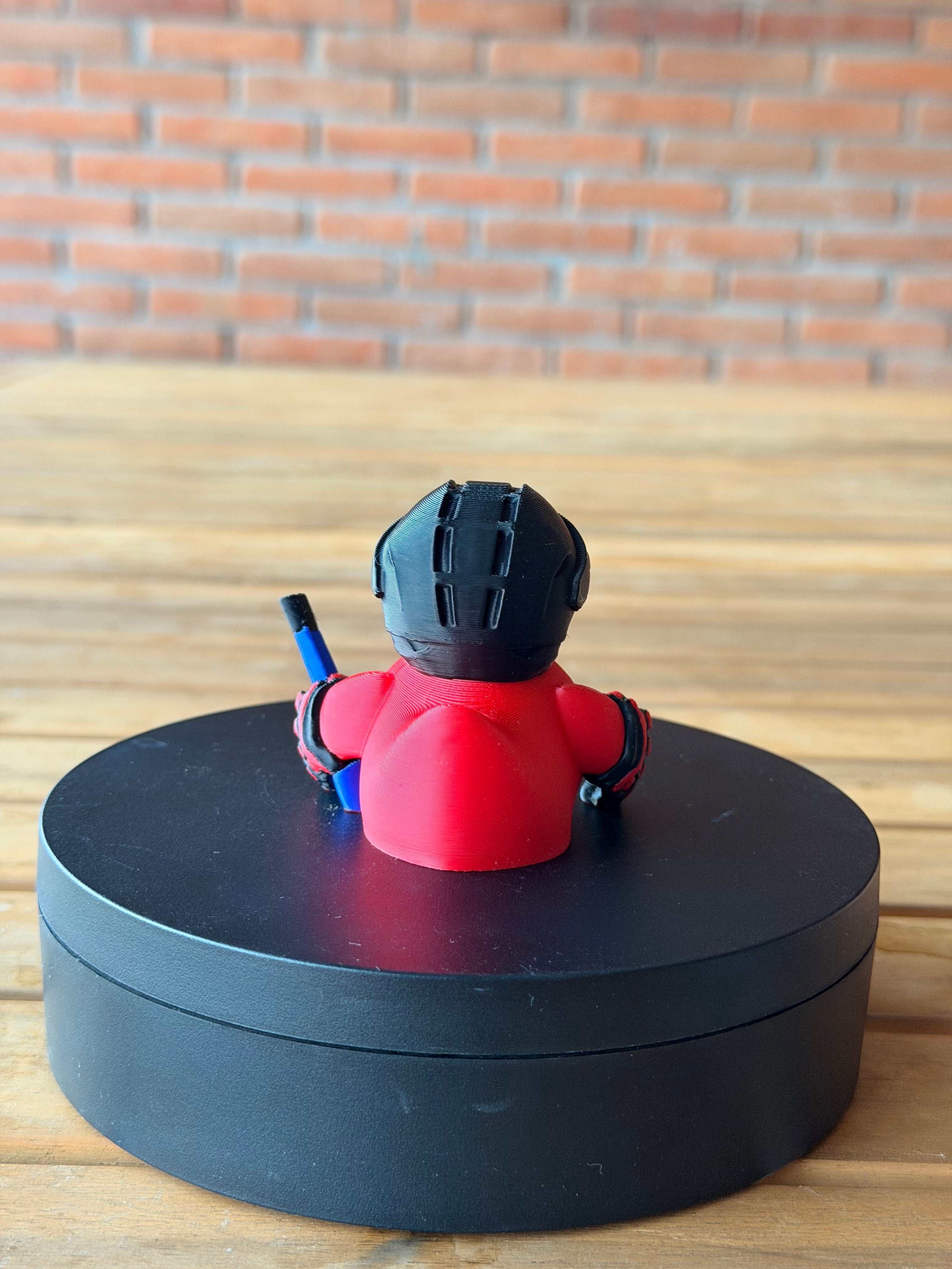 Montreal Canadiens Patito de Hockey – Impreso en 3D Fan NHL Patito Coleccionable | Canadiens Regalo Fan | Hockey Decoración de Tablero