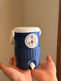 Koozie Temática Enfermería – Diseño Estetoscopio y Latido | Enfriador de Lata 355ml