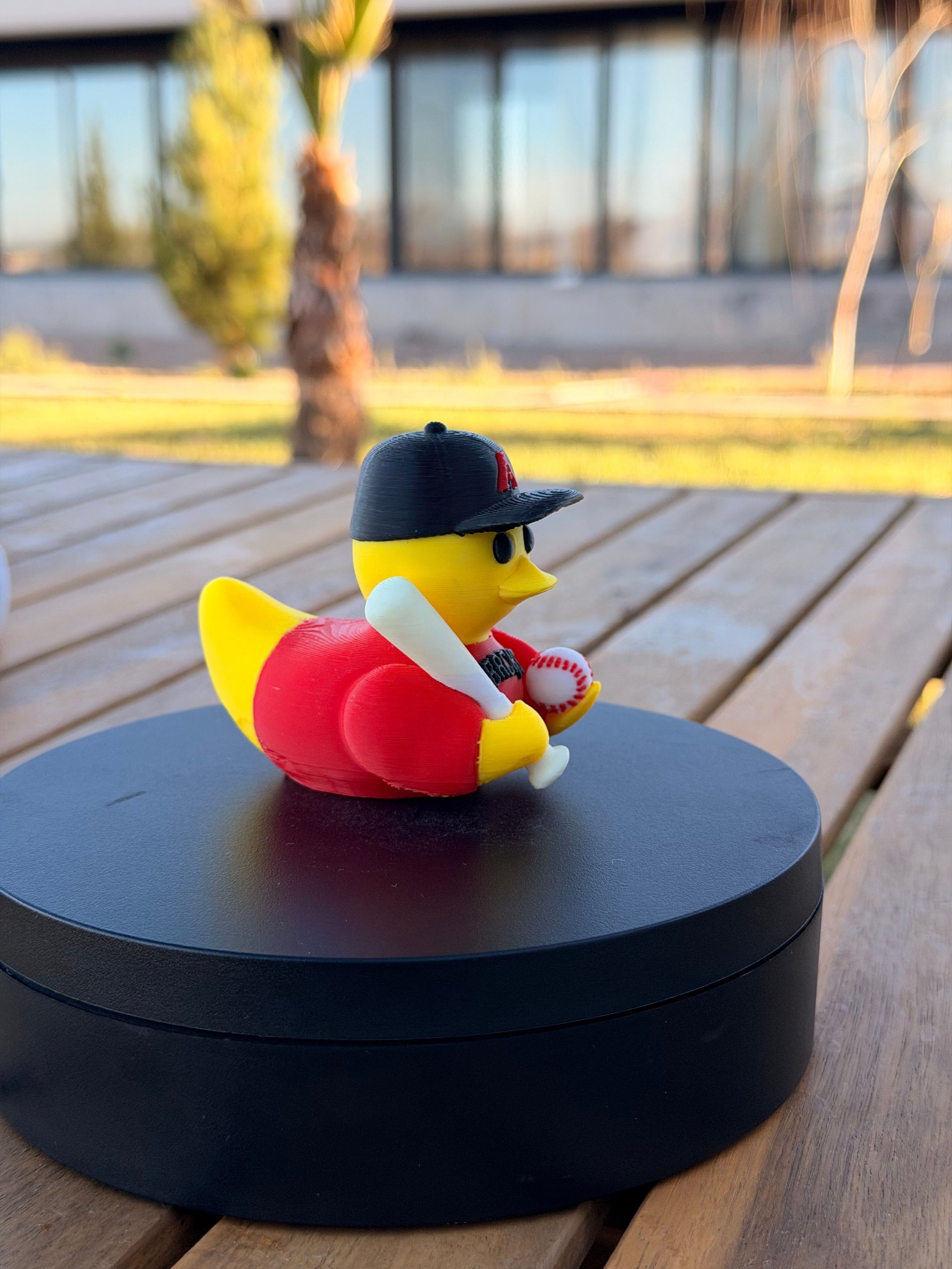 Arizona Diamondbacks Patito de Béisbol – Impreso en 3D Fan MLB Patito Coleccionable | D-backs Regalo Fan | Baseball Decoración de Tablero