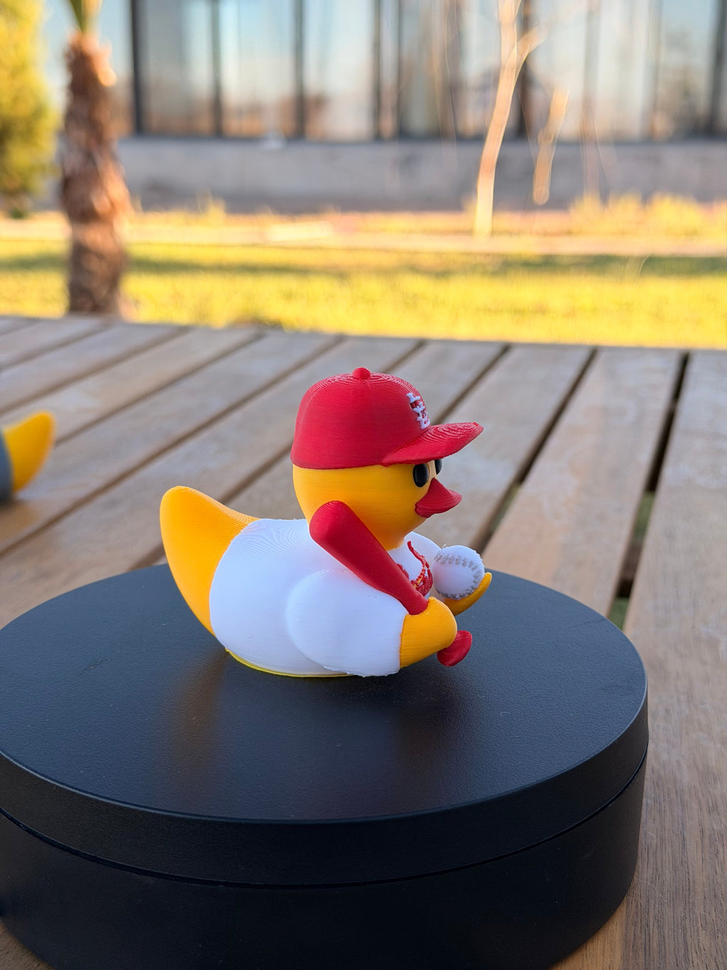St. Louis Cardinals Patito de Béisbol – Impreso en 3D Fan MLB Patito Coleccionable | Cardinals Regalo Fan | Baseball Decoración de Tablero