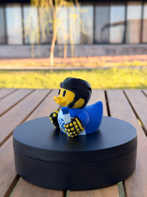 Buffalo Sabres Patito de Hockey – Impreso en 3D Fan NHL Patito Coleccionable | Sabres Regalo Fan | Hockey Decoración de Tablero