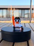 San Francisco Giants Patito de Béisbol – Impreso en 3D Fan MLB Patito Coleccionable | Giants Regalo Fan | Baseball Decoración de Tablero