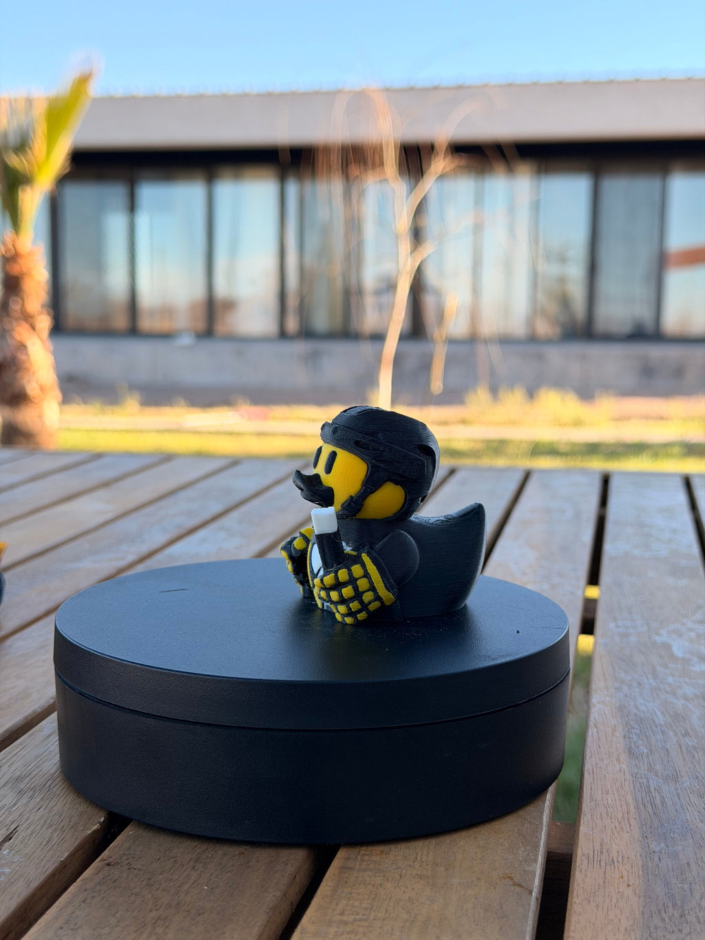 Pittsburgh Penguins Patito de Hockey – Impreso en 3D Fan NHL Patito Coleccionable | Penguins Regalo Fan | Hockey Decoración de Tablero