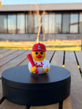 St. Louis Cardinals Patito de Béisbol – Impreso en 3D Fan MLB Patito Coleccionable | Cardinals Regalo Fan | Baseball Decoración de Tablero