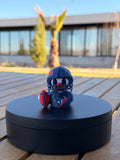 Houston Texans Patito de Fútbol Americano – Impreso en 3D Fan NFL Patito Coleccionable | Texans Regalo Fan | Football Decoración de Tablero