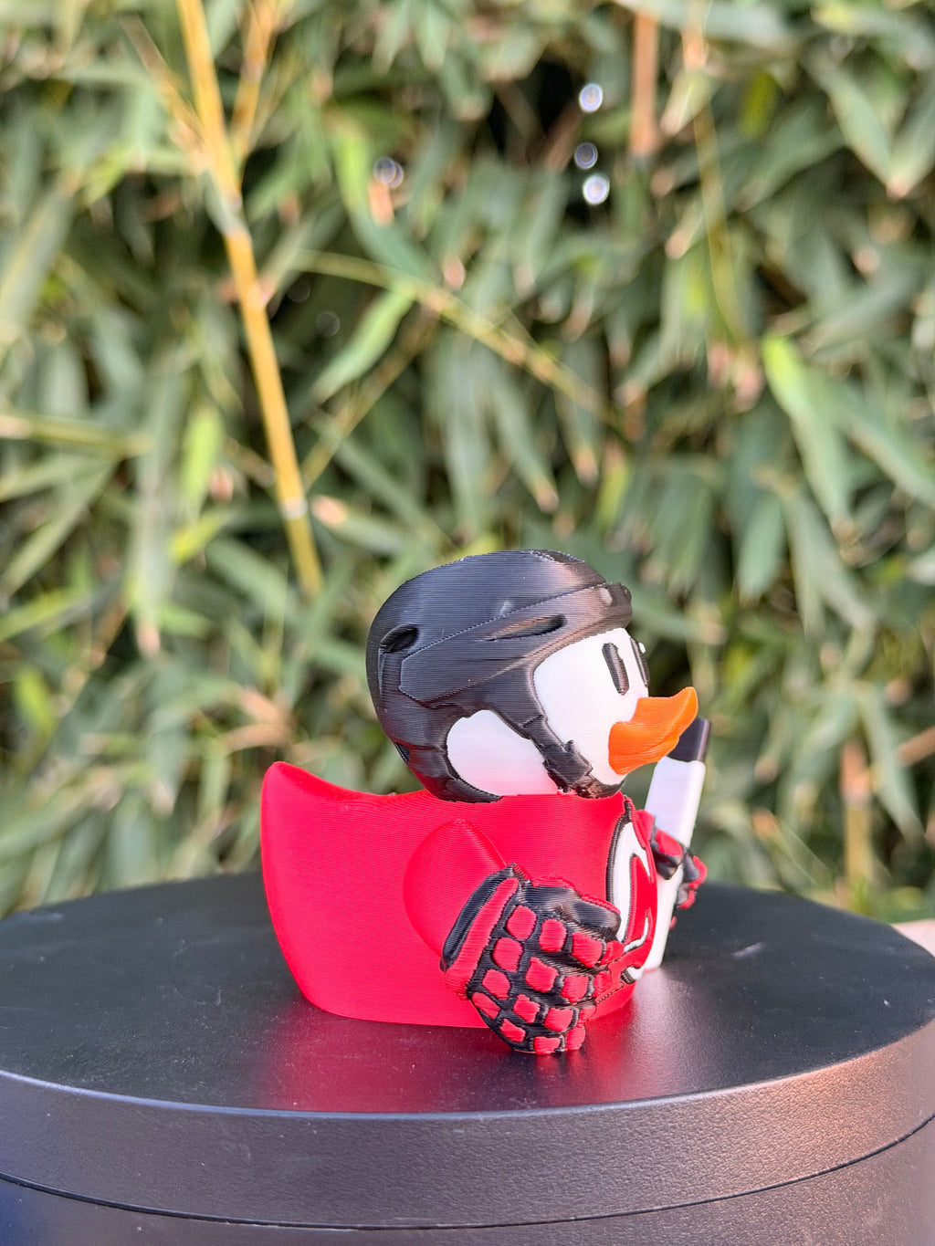 New Jersey Devils Patito de Hockey – Impreso en 3D Fan NHL Patito Coleccionable | Devils Regalo Fan | Hockey Decoración de Tablero