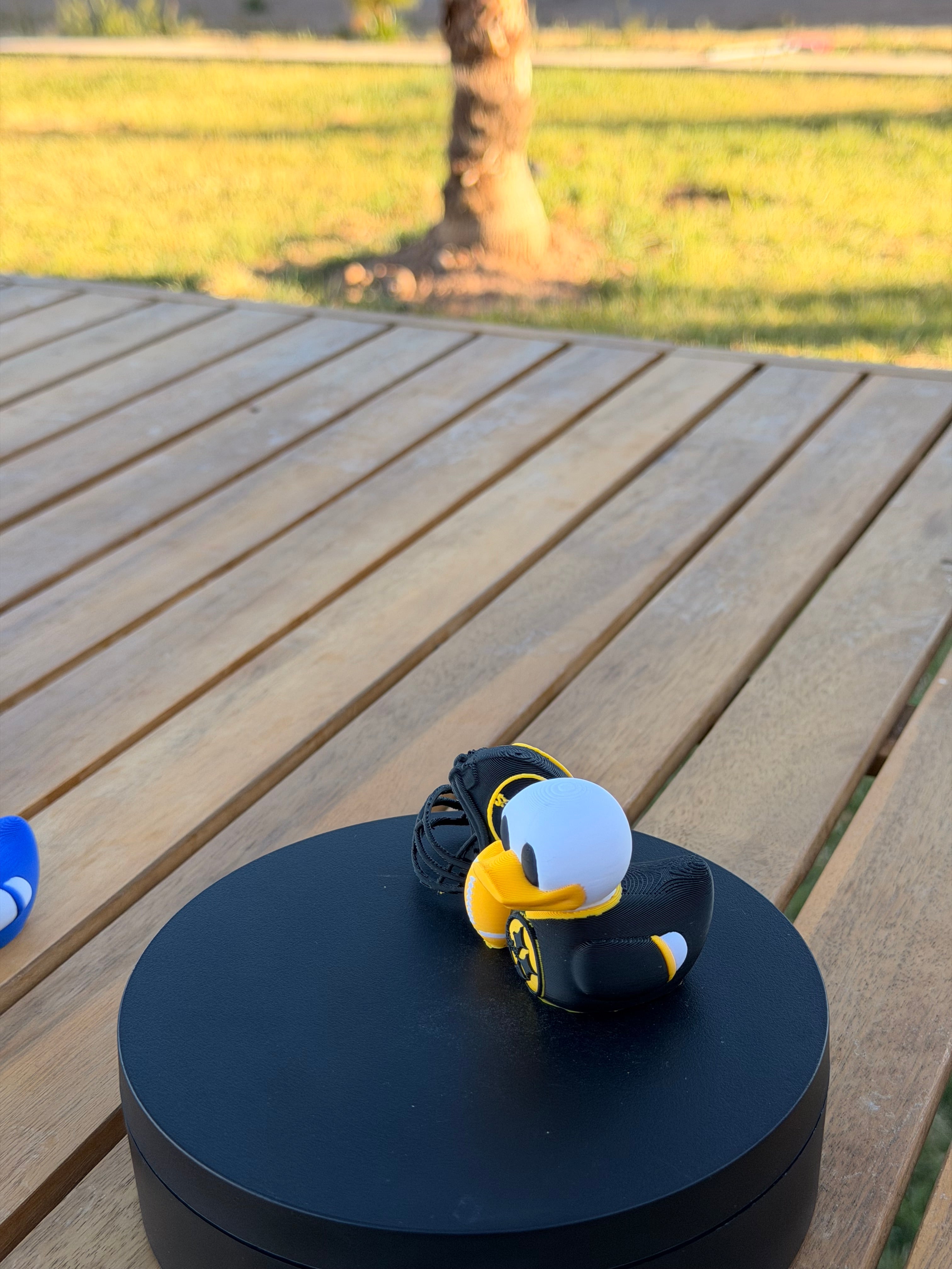Pittsburgh Steelers Patito de Fútbol Americano – Impreso en 3D Fan NFL Patito Coleccionable | Steelers Regalo Fan | Football Decoración de Tablero