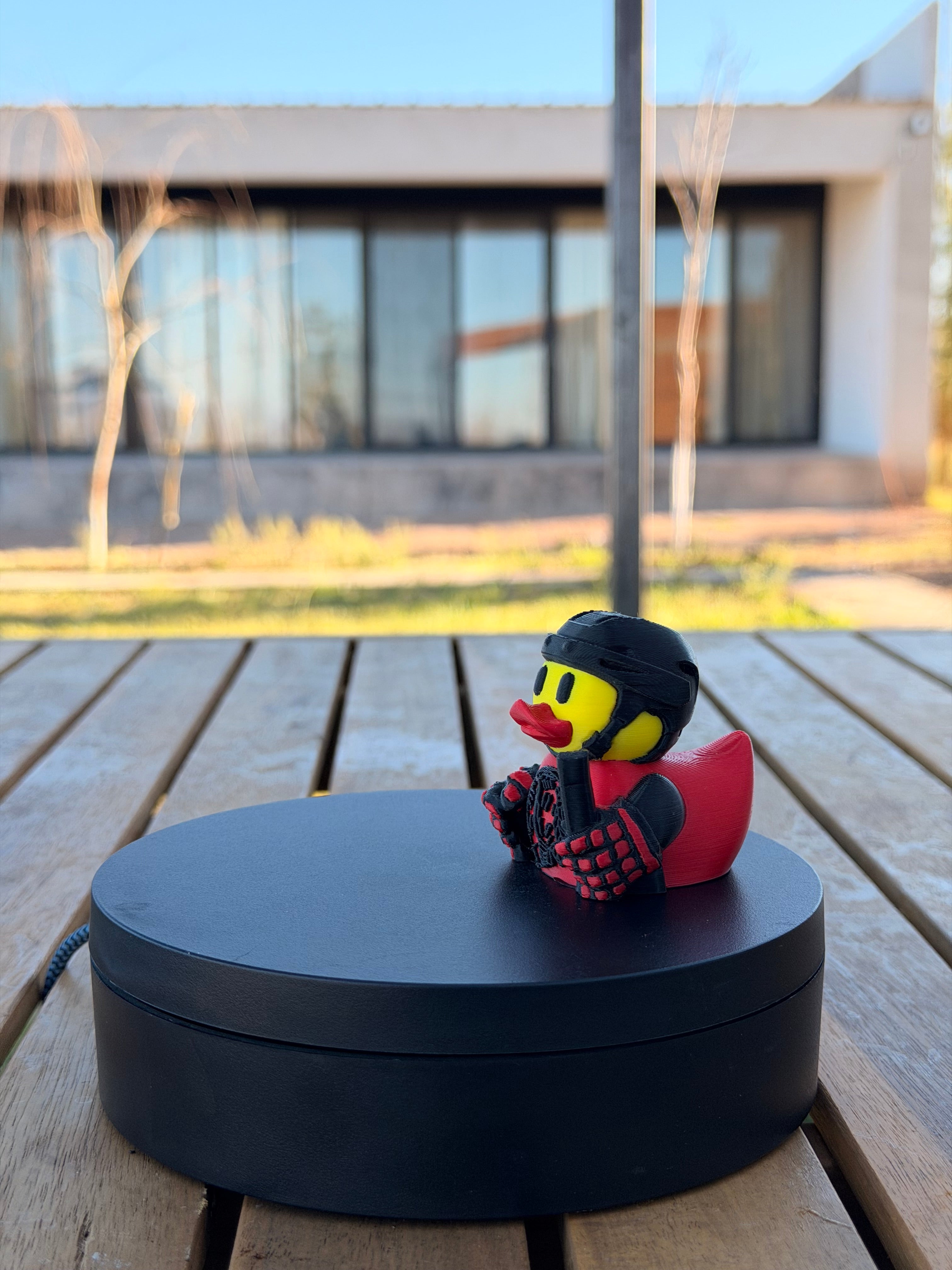 Chicago Blackhawks Patito de Hockey – Impreso en 3D Fan NHL Patito Coleccionable | Blackhawks Regalo Fan | Hockey Decoración de Tablero