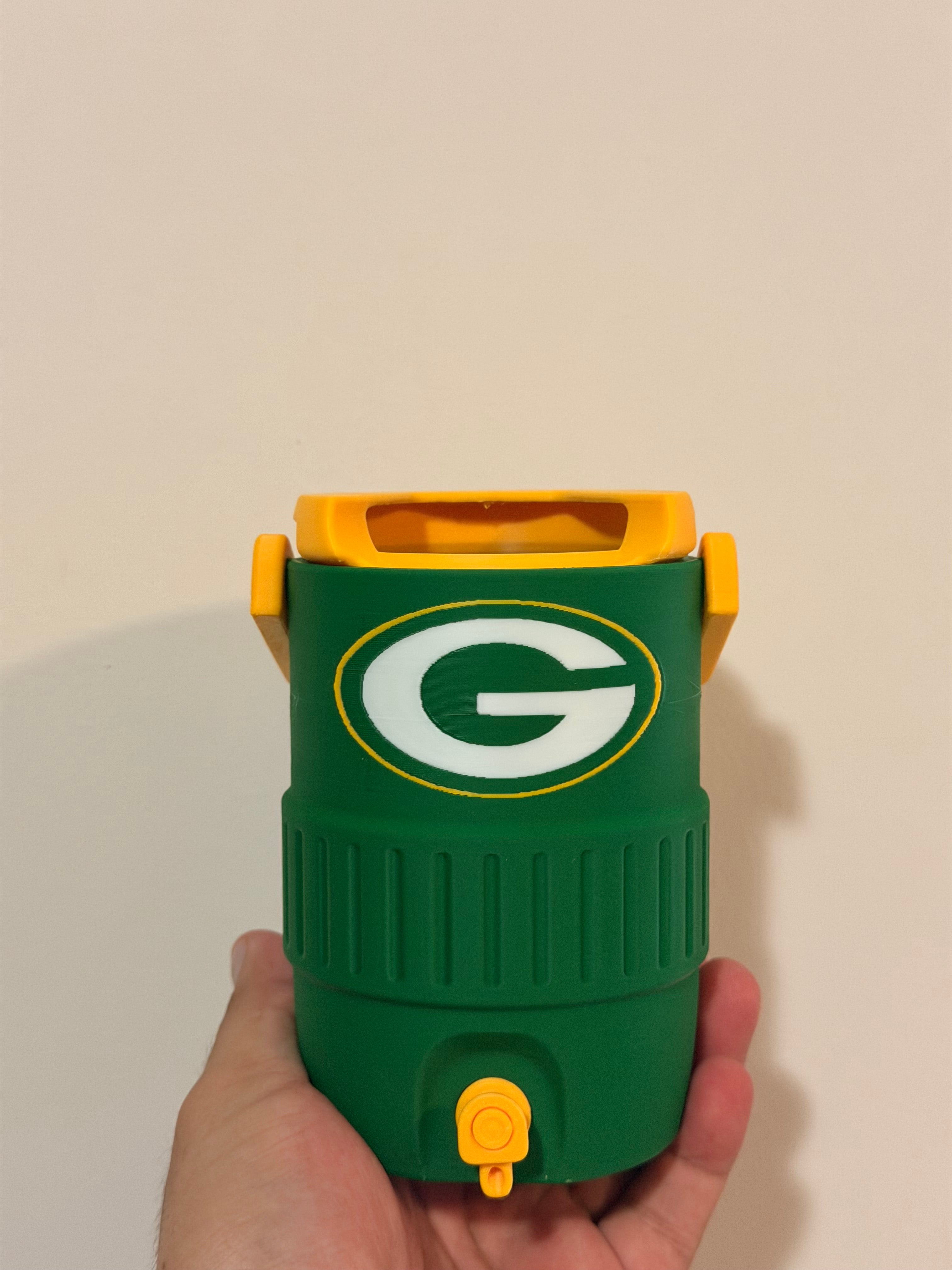 Green bay packers Fan Koozie – Enfriador de Lata 355ml Impreso en 3D