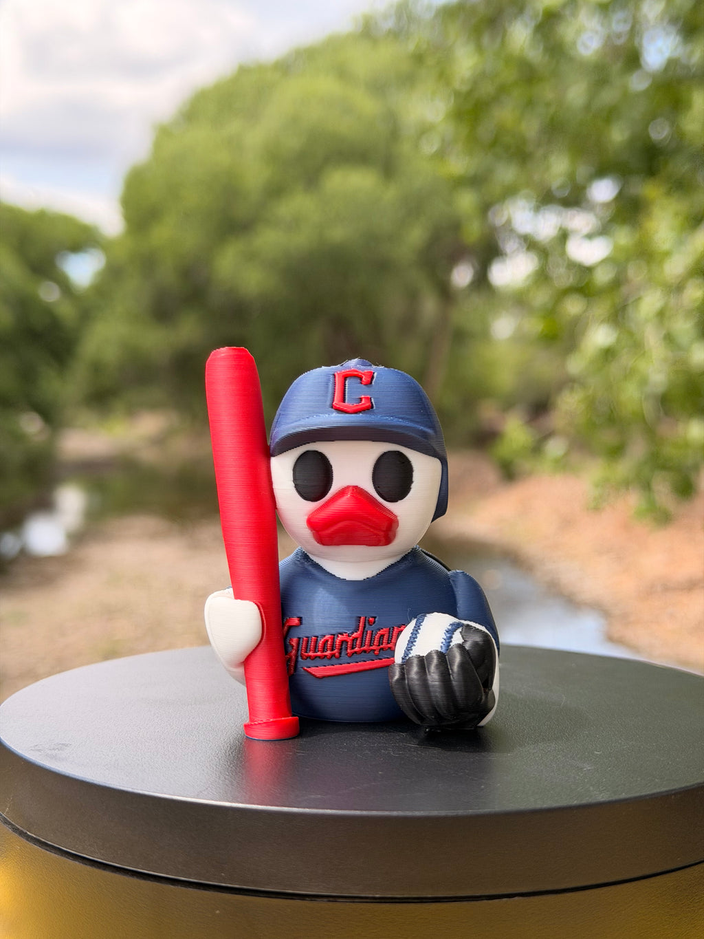 Cleveland guardians baseball duck