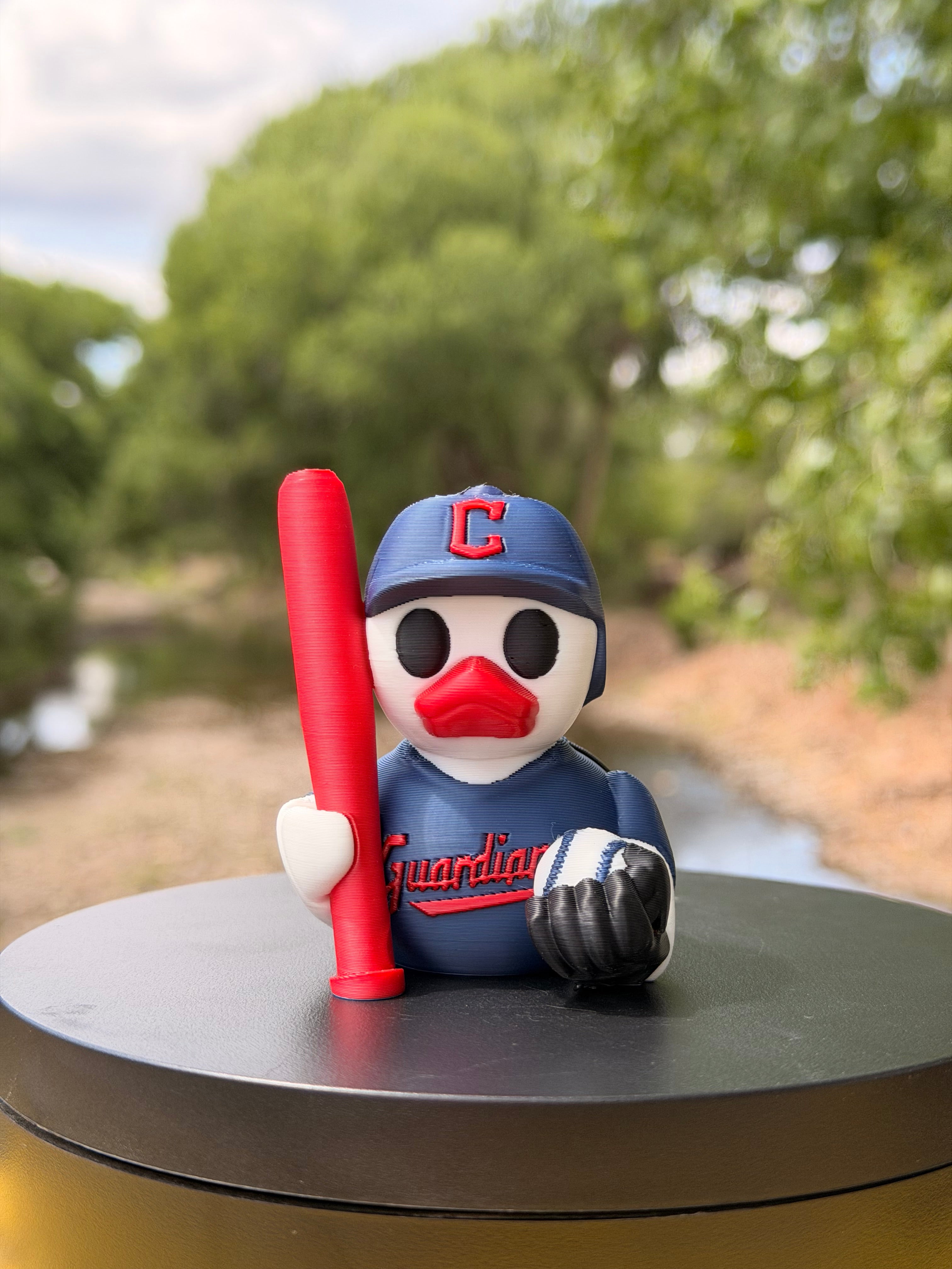 Cleveland guardians baseball duck