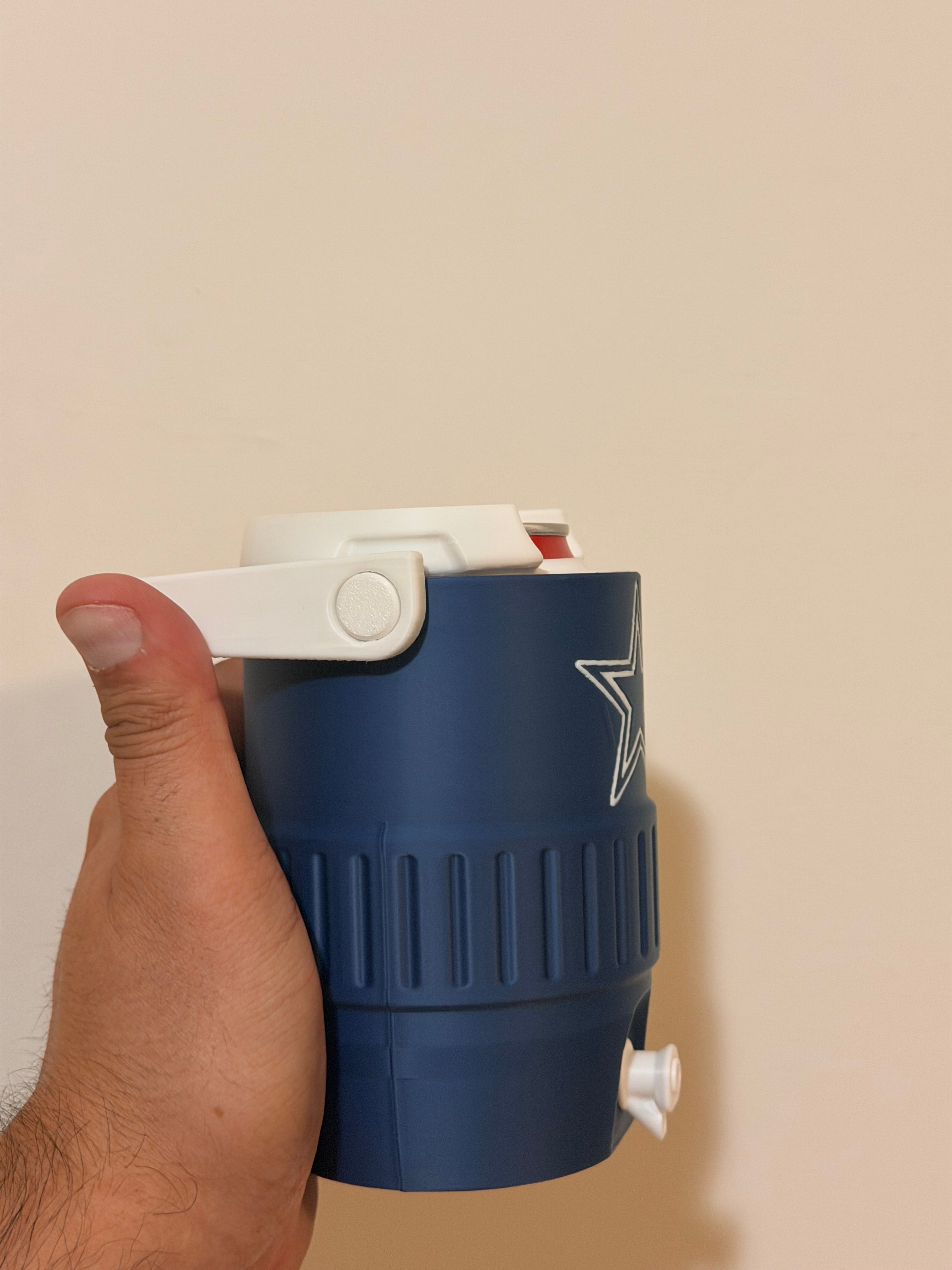 Dallas cowboys Fan Koozie – porta latas Latas355ml Impreso en 3D