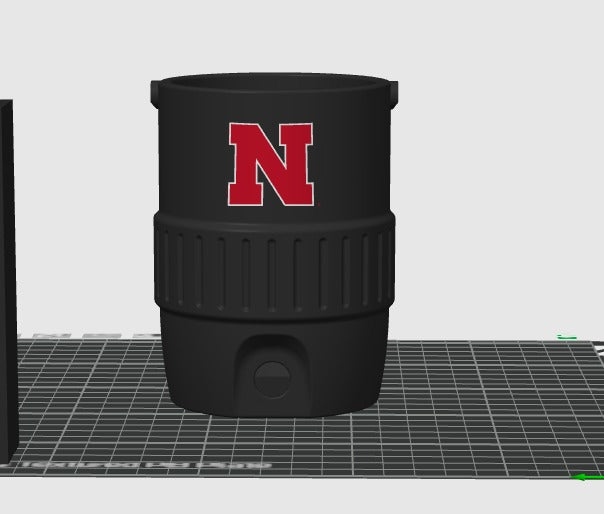 Nebraska Cornhuskers Fan Koozie – Enfriador de Lata 355ml Impreso en 3D