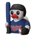 Minnesota Twins Patito de Béisbol – Impreso en 3D Fan MLB Patito Coleccionable | Twins Regalo Fan | Baseball Decoración de Tablero