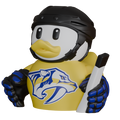 Nashville Predators Patito de Hockey – Impreso en 3D Fan NHL Patito Coleccionable | Predators Regalo Fan | Hockey Decoración de Tablero