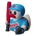 Washington Nationals Patito de Béisbol – Impreso en 3D Fan MLB Patito Coleccionable | Nationals Regalo Fan | Baseball Decoración de Tablero