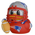 New England Patriots Patito de Fútbol Americano – Impreso en 3D Fan NFL Patito Coleccionable | Patriots Regalo Fan | Football Decoración de Tablero