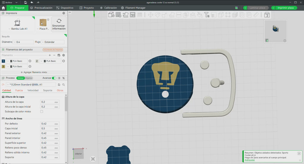 Porta Latas Pumas UNAM 355 ml – Can Cooler Personalizado para Lata Estándar 12 oz