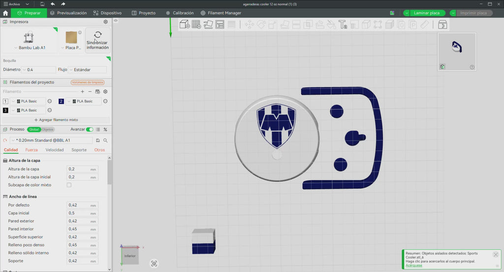Porta Latas Rayados de Monterrey 355 ml – Can Cooler para Lata Estándar 12 oz